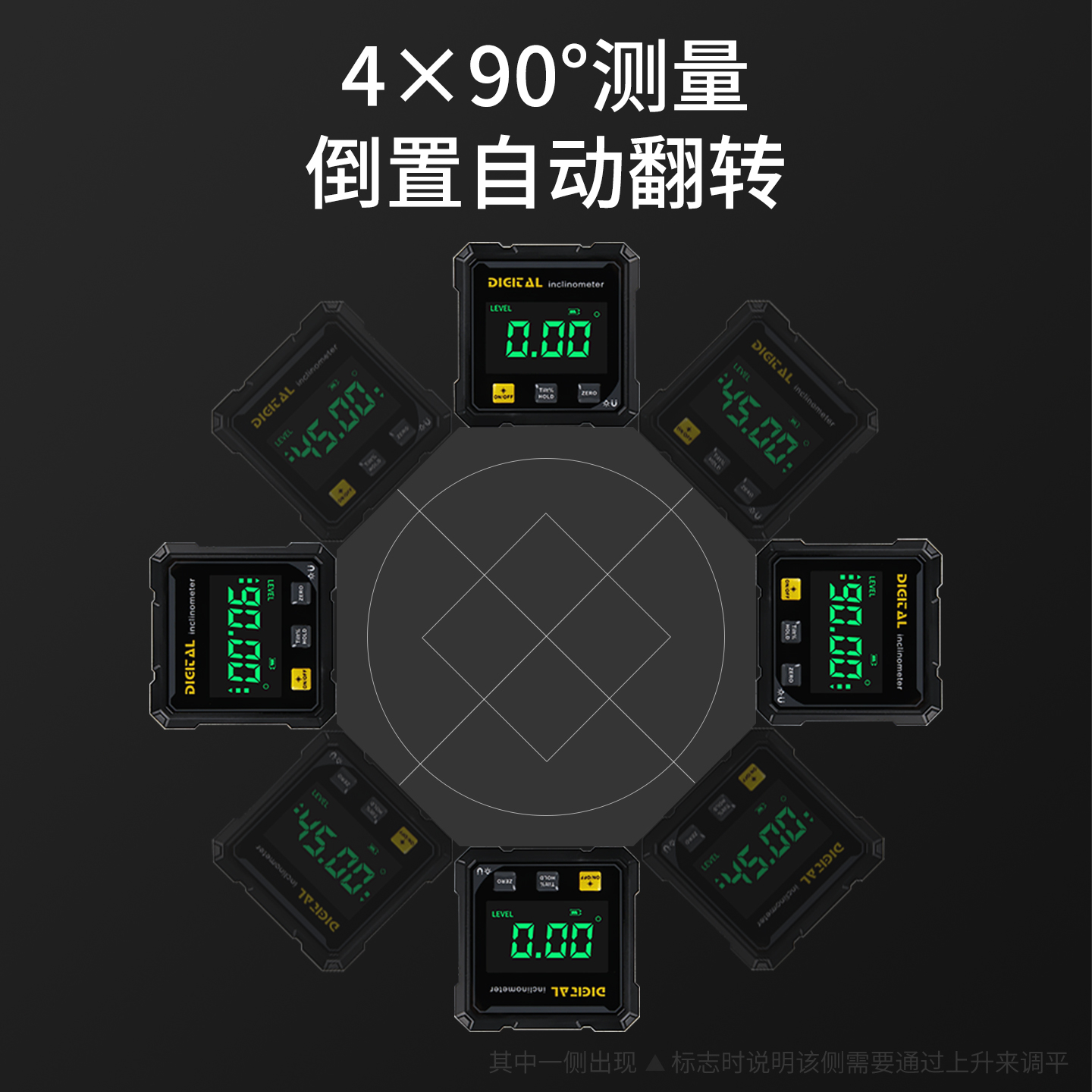 经济型激光数显倾角盒