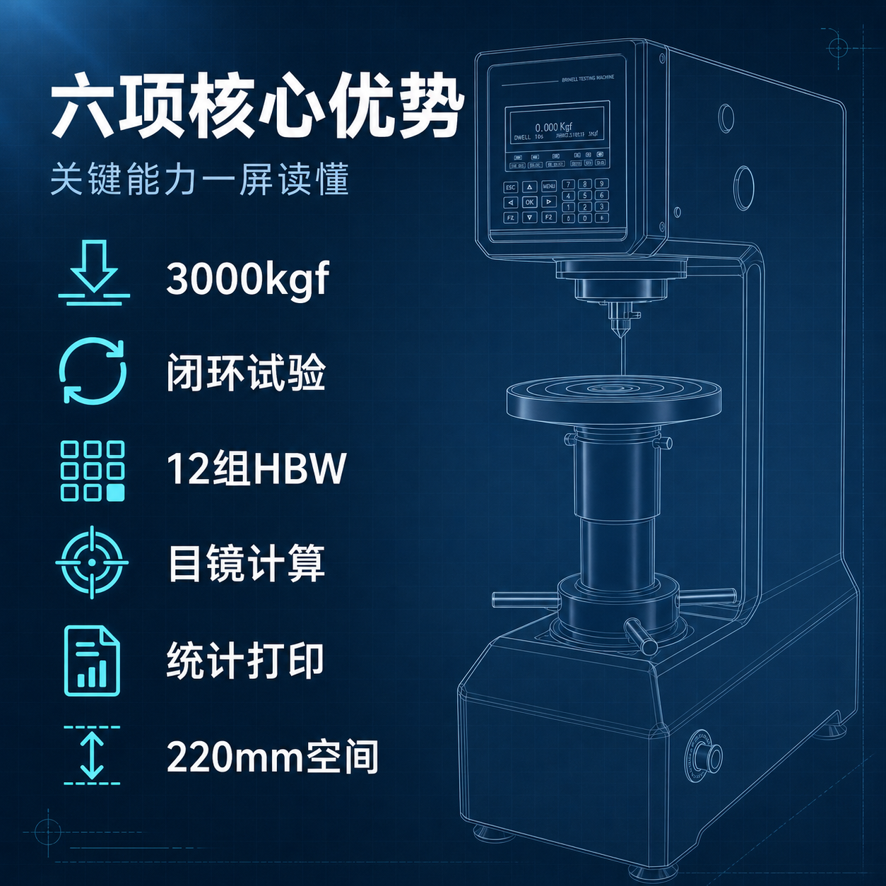 电子布氏硬度计