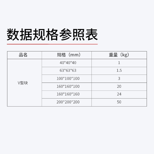 大理石 V 型块